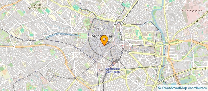localisation de l'entreprise LE BOUDOIR DE SANDRINE à MONTPELLIER