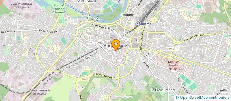 localisation de l'entreprise LE BOUDOIR DE SISSI à ANGOULEME