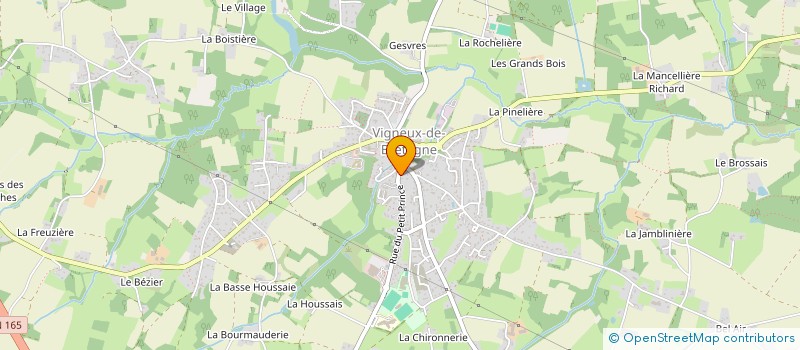 localisation de l'entreprise LE BOUDOIR DE VIOLETTE  VIGNEUX-DE-BRETAGNE