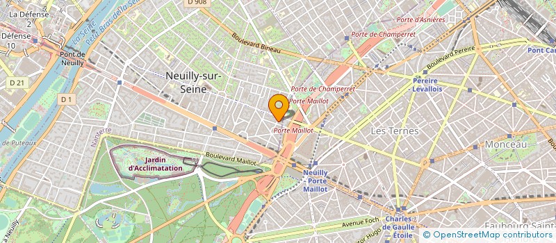 localisation de l'entreprise LE BOUDOIR DU REGARD à NEUILLY-SUR-SEINE