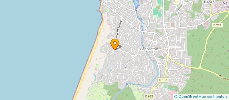 localisation de l'entreprise LE BOUDOIR MARRAKCHI  CAPBRETON