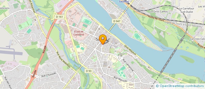 localisation de l'entreprise LE BOUDOIR SAUMUROIS  SAUMUR