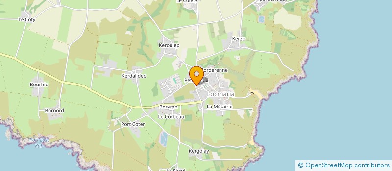 localisation de l'entreprise LE BOUEDEC ALLAIN  LOCMARIA