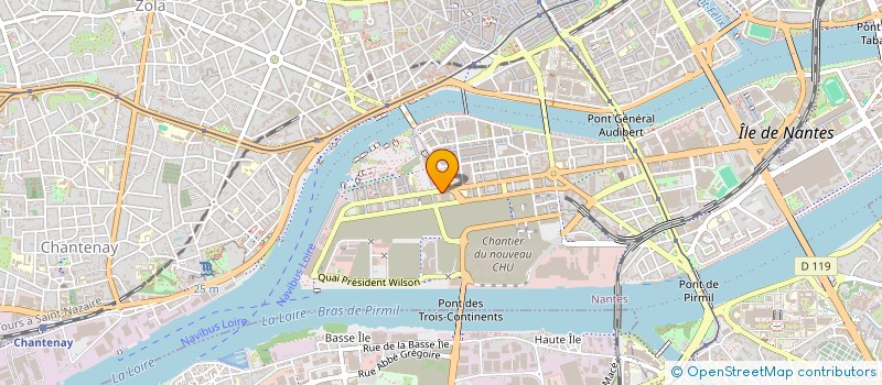 localisation de l'entreprise LE BOUEDEC-LE GARREC à NANTES