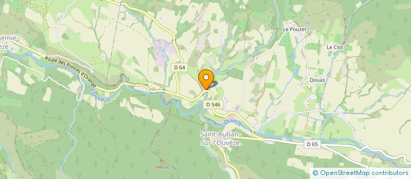 localisation de l'entreprise LE BOUGALOU  REILHANETTE