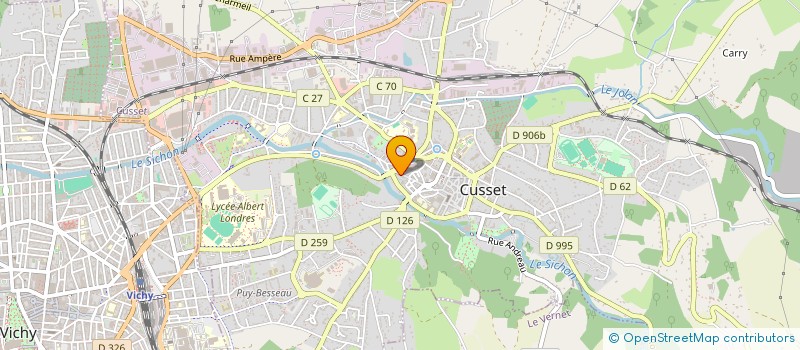 localisation de l'entreprise LE BOUGNAT à CUSSET