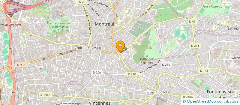 localisation de l'entreprise LE BOUILLON à MONTREUIL