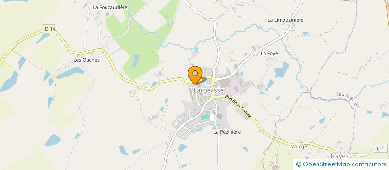 localisation de l'entreprise LE BOUILLON  MONCOUTANT-SUR-SEVRE