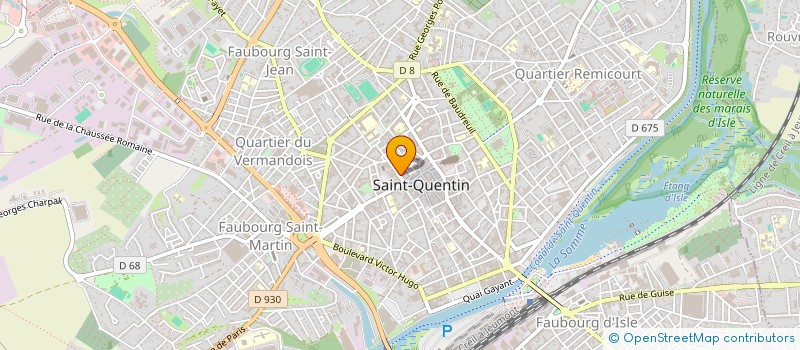 localisation de l'entreprise LE BOUILLON DU CHEF VENET  SAINT-QUENTIN