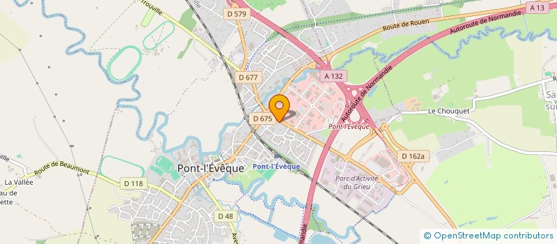 localisation de l'entreprise LE BOUILLON NORMAND  PONT L'EVEQUE
