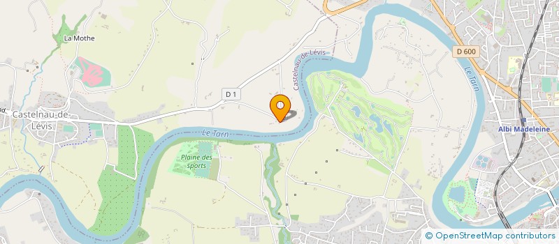 localisation de l'entreprise LE BOUILLOU  CASTELNAU-DE-LEVIS