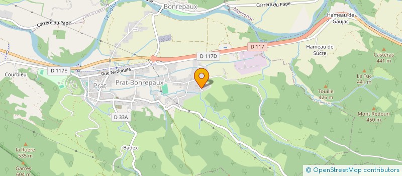 localisation de l'entreprise LE BOULANT à PRAT-BONREPAUX