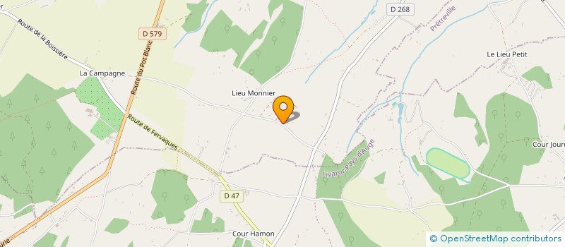 localisation de l'entreprise LE BOULAY  SAINT-GERMAIN-DE-LIVET