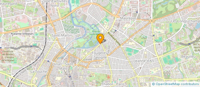 localisation de l'entreprise LE BOULAYER  RENNES
