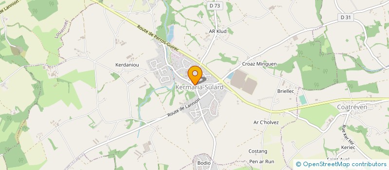 localisation de l'entreprise LE BOULC'H à KERMARIA-SULARD