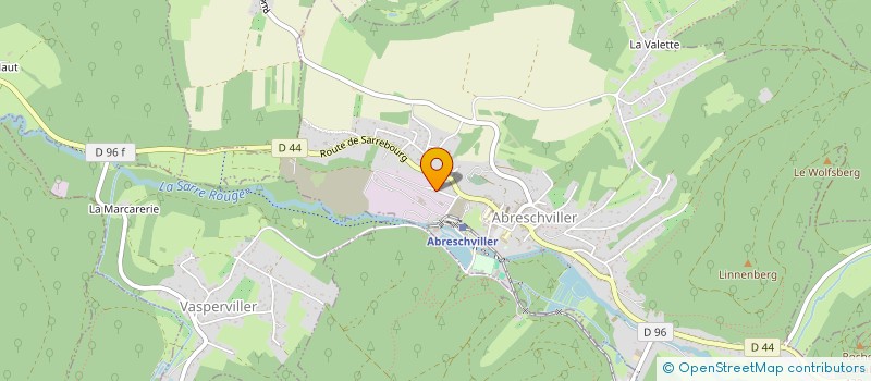 localisation de l'entreprise LE BOULEAU à ABRESCHVILLER