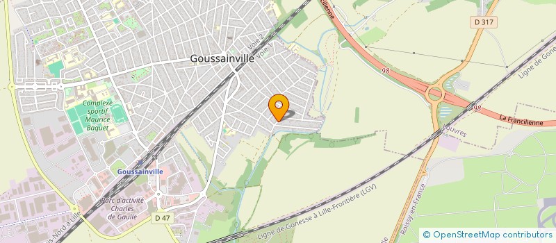 localisation de l'entreprise LE BOULEAU à GOUSSAINVILLE