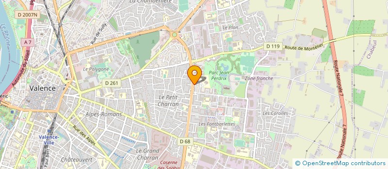 localisation de l'entreprise LE BOULEVARD K  VALENCE