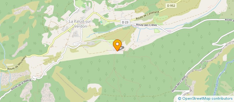 localisation de l'entreprise LE BOULOGNE AU COEUR DU VERDON à LA PALUD-SUR-VERDON