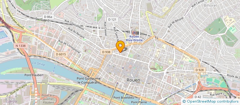 localisation de l'entreprise LE BOUNTY à ROUEN