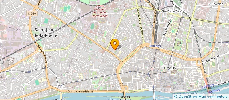 localisation de l'entreprise LE BOUQUET à ORLEANS