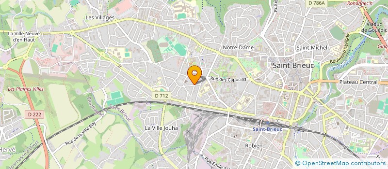 localisation de l'entreprise LE BOUR M MALLEDANT M GOMBERT à SAINT-BRIEUC