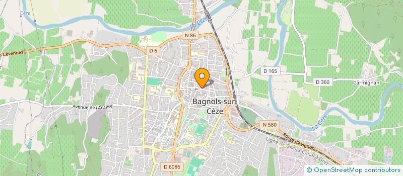 localisation de l'entreprise LE BOURBONNAIS  BAGNOLS-SUR-CEZE