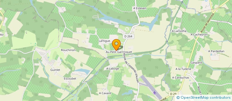 localisation de l'entreprise LE BOURDA  EAUZE