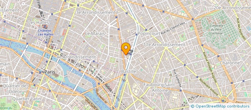 localisation de l'entreprise LE BOURDON  PARIS