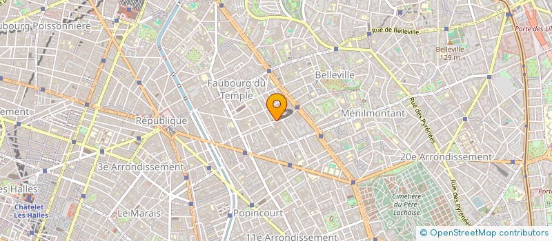 localisation de l'entreprise LE BOURDON  PARIS