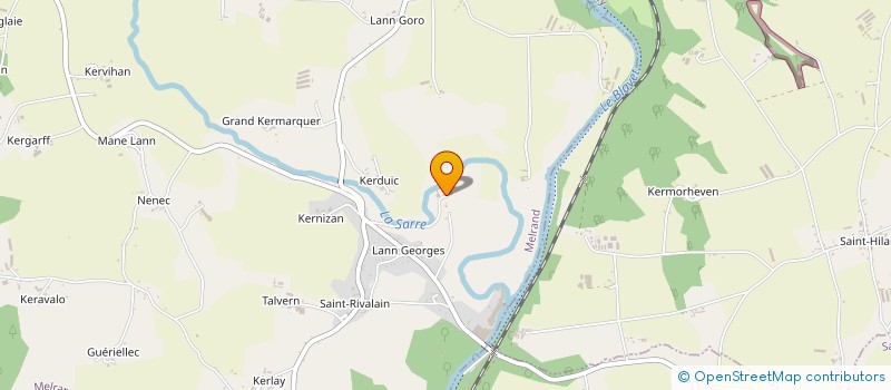 localisation de l'entreprise LE BOURDOUX  MELRAND