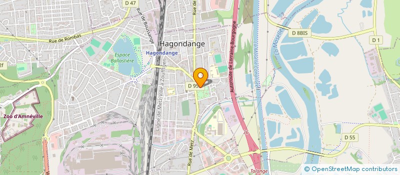 localisation de l'entreprise LE BOURG à HAGONDANGE