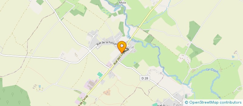 localisation de l'entreprise LE BOURG  JOUSSE