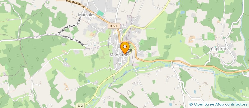 localisation de l'entreprise LE BOURG à VERGT-DE-BIRON