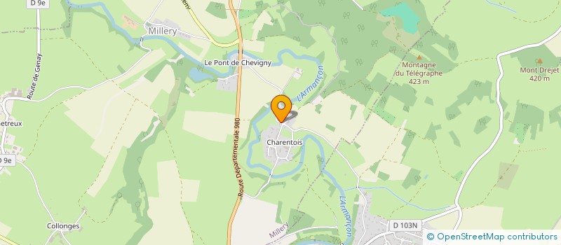 localisation de l'entreprise LE BOURG BASSOT  MILLERY