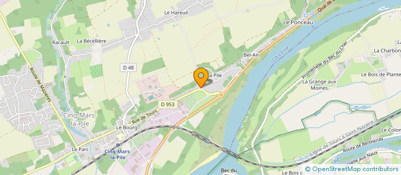 localisation de l'entreprise LE BOURG DE LA CHOISILLE à CINQ-MARS-LA-PILE