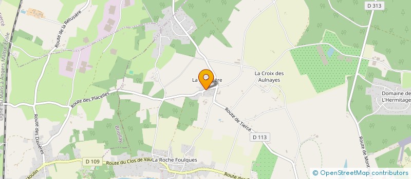 localisation de l'entreprise LE BOURG JOLY  RIVES-DU-LOIR-EN-ANJOU