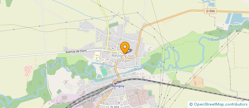 localisation de l'entreprise LE BOURG PAISIBLE à REVIGNY-SUR-ORNAIN