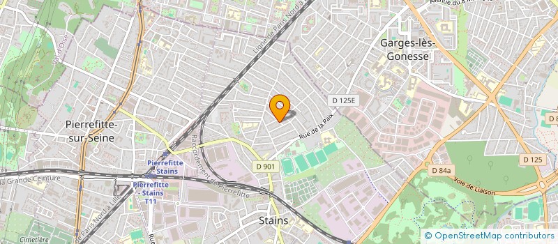 localisation de l'entreprise LE BOURGEOIS à STAINS