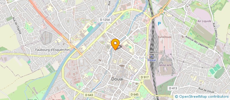 localisation de l'entreprise LE BOURGEOIS  DOUAI