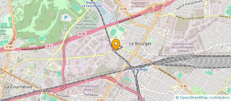 localisation de l'entreprise LE BOURGET AU COEUR à LE BOURGET
