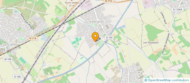 localisation de l'entreprise LE BOURGIDOU à LANSARGUES