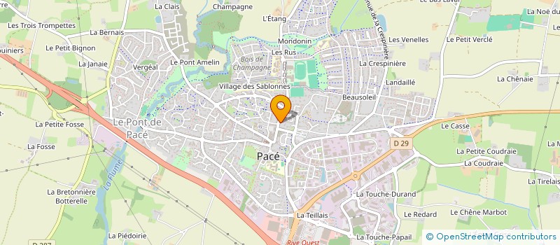 localisation de l'entreprise LE BOURGNEUF à PACE