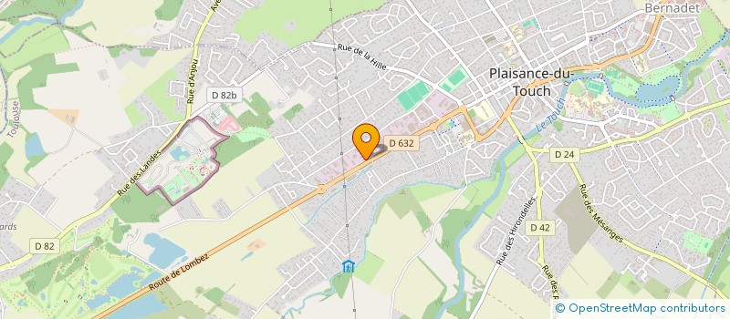 localisation de l'entreprise LE BOURGOGNE  PLAISANCE-DU-TOUCH