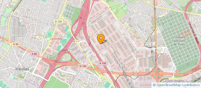 localisation de l'entreprise LE BOURGOGNE RUNGIS  CHEVILLY-LARUE