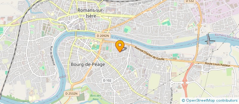 localisation de l'entreprise LE BOURHIS INVEST  BOURG-DE-PEAGE