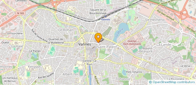 localisation de l'entreprise LE BOURNE à VANNES