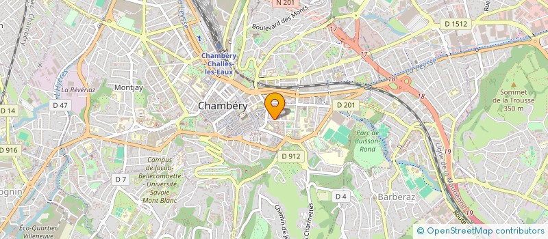 localisation de l'entreprise LE BOURNIAU  CHAMBERY