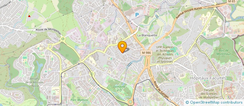 localisation de l'entreprise LE BOURRELY II à MONTPELLIER