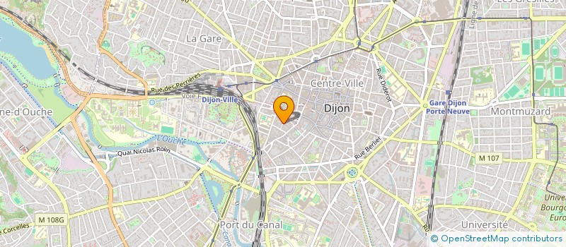 localisation de l'entreprise LE BOURRICOT - LA FONTAINE QUI RIT  DIJON